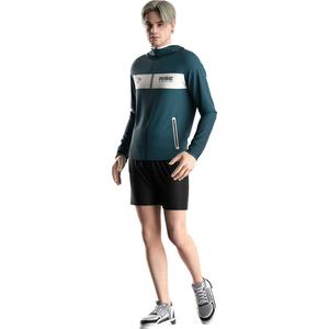 Sudadera con capucha y cremallera personalizada con logo, unisex, informal, para lucha libre, de gran tamaño, con media cremallera - Product Image 5