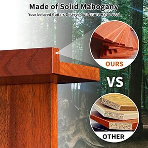 Support mural pour guitare avec étagère en <span class=keywords><strong>bois</strong></span>, crochet pour guitare, <span class=keywords><strong>basse</strong></span>, ukulélé - Product Image 3