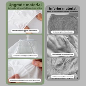 Lot de 4 boxers jetables non tissés respirants pour hommes – Taille adulte, taille mi-haute, idéal pour les voyages - Product Image 5
