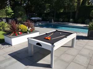 Belle conception 3 en 1 <span class=keywords><strong>Table</strong></span> de <span class=keywords><strong>billard</strong></span> d'extérieur <span class=keywords><strong>convertible</strong></span> de 7 pieds 8 pieds 9 pieds avec <span class=keywords><strong>table</strong></span> à manger et <span class=keywords><strong>table</strong></span> de tennis et lit en ardoises - Product Image 4