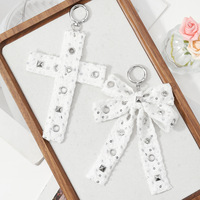 Rivets en tissu et œillets métalliques tendance et minimalistes pour la fabrication de porte-clés et pendentifs de sac DIY