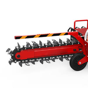 เครื่องขุดร่องดินแบบมือถือ เครื่องขุดร่องดินขนาดเล็ก ใบมีดคาร์ไบด์อัลลอยด์ เครื่องขุดร่องดินแบบโซ่ - Product Image 5