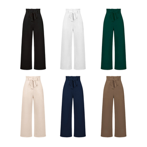 <span class=keywords><strong>Pantaloni</strong></span> Casual <span class=keywords><strong>taglie</strong></span> <span class=keywords><strong>forti</strong></span> da <span class=keywords><strong>donna</strong></span> <span class=keywords><strong>pantaloni</strong></span> larghi a <span class=keywords><strong>vita</strong></span> media <span class=keywords><strong>con</strong></span> abbigliamento da ufficio cintura traspirante ed elegante - Product Image 2