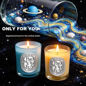 Bougie d'aromathérapie de marque américaine en cire de soja, huile essentielle, cadeau accompagnant, parfum pour chambre, <span class=keywords><strong>bonheur</strong></span>, bon marché à l'étranger - Product Image 4