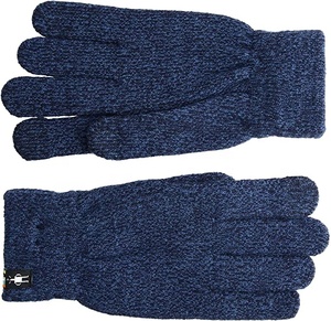 Mitaines en tricot unisexe, 1 pièce, écran tactile en laine mérinos, vêtements d'extérieur compatibles pour hommes et femmes - Product Image 1