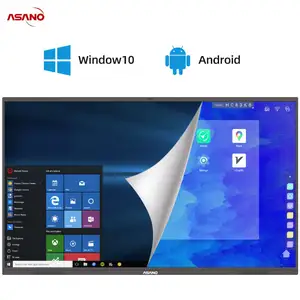 T-C298I 98 Zoll Multi-Touch riesiger Bildschirm Alles in Einem PC interaktives Flachbildschirm für Unternehmen Android Usb Windows Office Serie ASANO