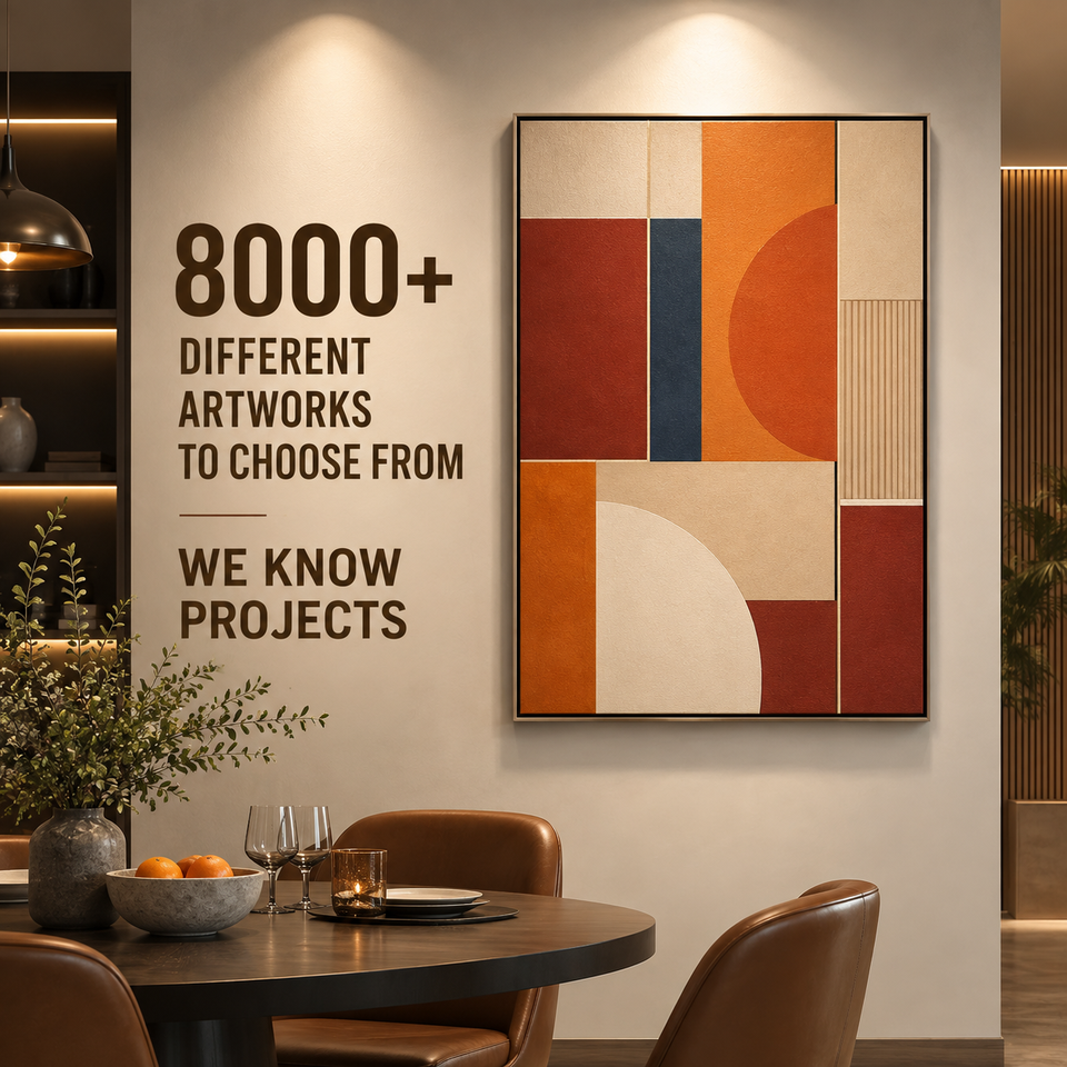 Abstract Drawing Names Large Abstract Wall Art Oil Painting Minimalist Geometric Color Block ...