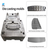 Cetakan Die Casting Aluminium Presisi Tinggi Kustom dengan Toleransi 0.1mm, Perlakuan Permukaan Nitriding untuk Kereta Api Cepat
