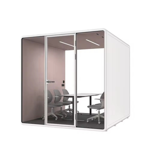 Cabines de bureau insonorisées au design moderne en acier pour immeubles de bureaux et postes de travail de streaming en direct dans salles de piano ou appartements - Product Image 2