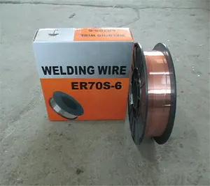 Fios de soldagem sem cobre aws er70s-6 preço de fio de soldagem de co2 sólido de alta qualidade