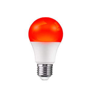Ampoule LED couleur 8W A60, culot E27/B22, corps en plastique orange, 100-240V, sans scintillement, éclairage décoratif pour hôtel et bar - Product Image 3