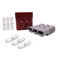Connecteur de batterie mâle/femelle 3 broches 175A 600V avec boîtier PC IP67, prise pour chariot élévateur et connexions de câblage, certifié CE