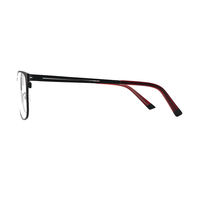 Vente en gros de lunettes de vue rondes pour hommes et femmes, montures en métal de luxe, verres en PC, montures optiques de haute qualité, montures de lunettes de prescription