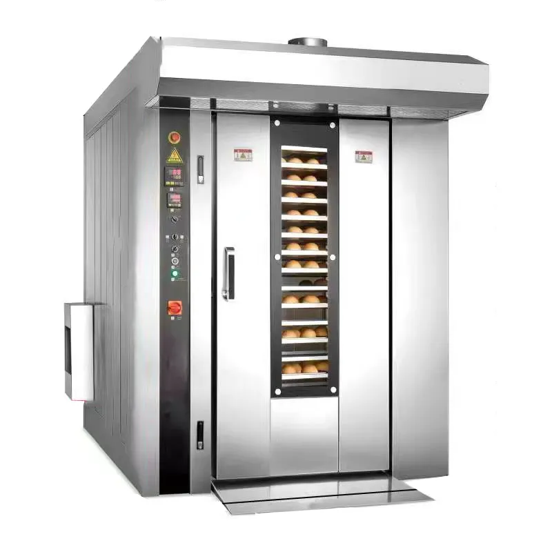 Fabrieksprijs Elektrische Broodkoekjesbakmachine Bakkerij Roterende Oven Met 32 Lade