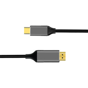 Câble coaxial USB C en PVC de 1.8m avec paire torsadée <span class=keywords><strong>4K</strong></span> 30Hz/60Hz <span class=keywords><strong>compatible</strong></span> avec le <span class=keywords><strong>lecteur</strong></span> <span class=keywords><strong>DVD</strong></span> de moniteur d'ordinateur MacBook - Product Image 2