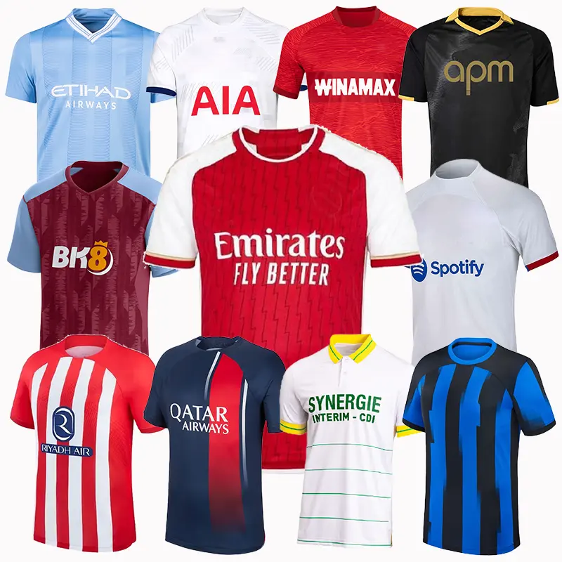 Nouveau design de haute qualité maillot de football par sublimation maillot de football personnalisé vêtements de sport à séchage rapide survêtement de football de club