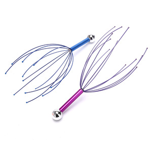 Steel <strong>Wire</strong> <strong>Scalp</strong> <strong>Massage</strong> Scratcher Head Scratcher Octopus Head Massager Octopus Relax Hair <strong>Scalp</strong> Head Scratcher Manual Massager - Product Image 1