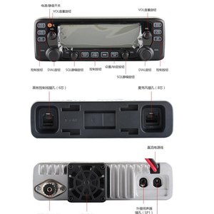Radio para vehículos de la mejor calidad, Radio Móvil de doble banda, transceptor de radio para coche Vhf Uhf de larga distancia de 75W, de alta calidad, para vehículos de la mejor calidad - Product Image 4