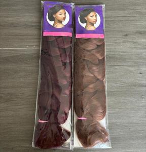 Extensions <span class=keywords><strong>de</strong></span> tresses synthétiques Jumbo 82 pouces à prix abordable, cheveux à crocheter pour femmes noires, ombrés et sans nœuds - Product Image 5