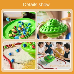 Gioco da Tavolo Educativo per Famiglia e Musica, Gioco di Equilibrio Multigiocatore con Perline in Plastica ABS Impilabili per Interazione Genitore-Figlio - Product Image 3