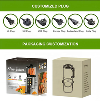 Elektrische 350W zelfreinigende slowjuicer met omgekeerde functie, extra grote invoeropening (2,5L), koudpersen, voor smoothies, huishoudelijk gebruik