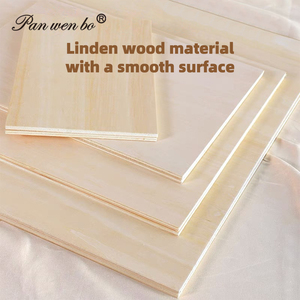 Planche de sculpture et d'impression professionnelle en bois de tilleul double face A2/A3/A4/A5, contreplaqué 3 plis - Product Image 5