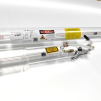 Tube en verre de machine fractionnaire de laser de CO2 de CDWG 120W 150W pour le textile