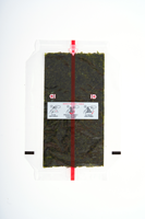 Nori séché et rôti coupé en demi-coupes pour Onigiri, 100 pièces, film protecteur facile à déchirer, sachet refermable, pour boulettes de riz triangulaires, durée de conservation 360 jours