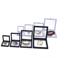 Cadre de présentation suspendu en film PE transparent pour bijoux, bagues, colliers, badges, épingles à cheveux – Boîte de rangement et d'emballage