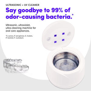 Detergente ad ultrasuoni per protesi detergente per gioielli fermo paradenti dentale testina per spazzolino da denti - Product Image 4
