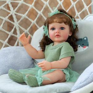 55CM Full Vinyl Body Reborn Baby <b>Doll</b> Hand Painted Lifelike Toddler <b>Doll</b> Washable For Bath <b>Play</b> - Product Image 1
