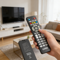 Control Remoto Infrarrojo de Repuesto con 4 Botones y Código de Aprendizaje para TV Box y Set Top Box