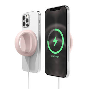 Soporte de <span class=keywords><strong>cargador</strong></span> de tablero de mesa portátil, base de silicona para <span class=keywords><strong>Magsafe</strong></span> Z01 - Product Image 3