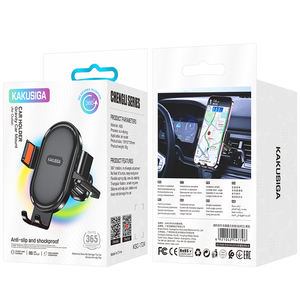 Soporte de Teléfono para Auto KAKUSIGA con Clip para Rejilla de Ventilación, para Teléfonos Móviles de 4.5 a 7 Pulgadas, Diseño Universal - Product Image 1