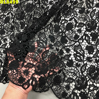 Vente directe d'usine Nouveau style Haute qualité Dentelle chimique guipure à cordon Broderie florale guipure personnalisée Tissu Ace