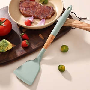 Wholesale 7-Pieces <b>Silicone</b> Kitchen Utensils Spatula Spoon Rotating Storage Rack Cooking Kitchenware Set Kitchen <b>Tool</b> Set - Product Image 3