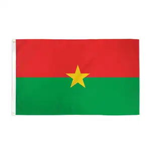 Burkina Faso Flag Professional Manufacturer High Cost Performance Different Country National Flags