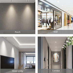 Allway Chất Lượng Cao Chống Lóa Trần Lõm Nhà Ở Văn Phòng Tại Chỗ Đèn Trần 5W 9W 12W 20W 30W Skd Vòng COB LED Downlights - Product Image 6