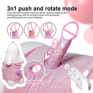 <span class=keywords><strong>Ours</strong></span> en peluche doux et écologique, coussin vibrant, poupée sexuelle, jouets de masturbation, fonction de chauffage télécommandée, poussée automatique pour - Product Image 3