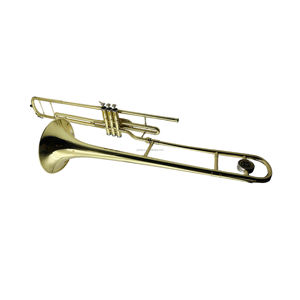 SEASOUND OEM <span class=keywords><strong>Trombón</strong></span> Dorado JYTB511 de 3 <span class=keywords><strong>Pistones</strong></span> Recién Llegado Instrumento Musical con Tono Si Bemol - Product Image 4