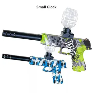 Pistola de agua de gel 2023, glock de metal, juguete glock 19, aire, pistolas, traimatias, 9mm, pistola de hidrogel
