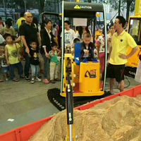 Machine de jeu à pièces populaire pour enfants Mini pelle électrique manèges pour enfants pour centre commercial de terrain de jeu de parc d'attractions