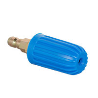 Buse rotative automatique de nettoyeur haute pression de couleur bleue Orifice d'embouts rotatifs 2.5/3.0/3.5/2900 PSI avec connexion rapide 1/4 pour le lavage de voiture
