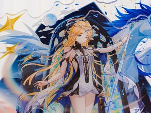 OEM Odm อนิเมะ Wuthering Waves Cartethyia อะคริลิคสแตนดี้ ของตกแต่งโต๊ะทำงาน - Product Image 3