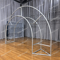 Arche publicitaire 3D personnalisée en tissu avec cadre en aluminium pour événements sportifs en plein air, entrée de stand, équipement d'exposition