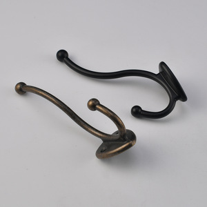 Retro Style Metal Clothes Hook Wall Mount Bronze Black Non Detachable <b>Wardrobe</b> <b>Hardware</b> - Product Image 3