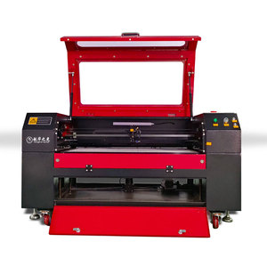 7050 50W/60W/80W nước làm mát <span class=keywords><strong>CO2</strong></span> Máy khắc <span class=keywords><strong>laser</strong></span> dễ dàng hoạt động khắc da gỗ sợi ván ép kim loại giấy DXF - Product Image 2