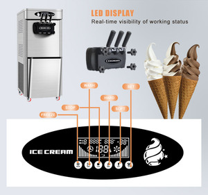 Kimcocina sản xuất cao thương mại <span class=keywords><strong>softserve</strong></span> cứng phục vụ Máy làm kem mới đến cho sữa công thức nấu ăn nước - Product Image 4