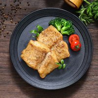 Filet de poisson Basa surgelé au poivre noir certifié HACCP, prêt à cuire, désossé, vente en gros, OEM, ODM, approvisionnement direct usine