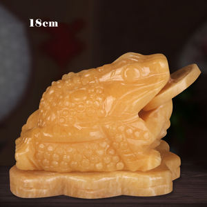 ของตกแต่งรูป<span class=keywords><strong>คางคก</strong></span>ทองสามขาแบบสามขาหยกหยกแกะสลักศิลปะและงานฝีมือ - Product Image 3